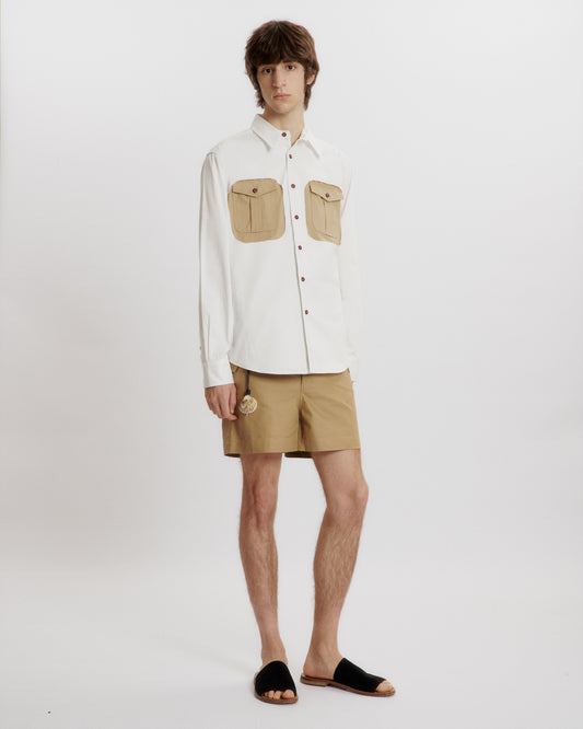 Hole overshirt
